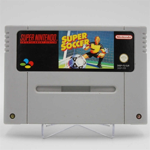 Super Soccer - SNES - Cartridge - (EUR) (B Grade) (Genbrug)